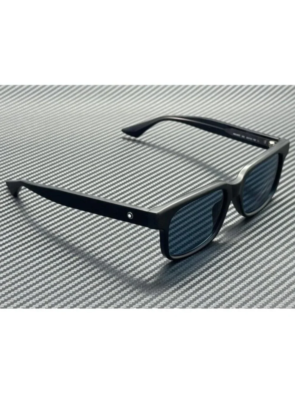 New Montblanc Men Matte Black Sunglasses 54-19-150